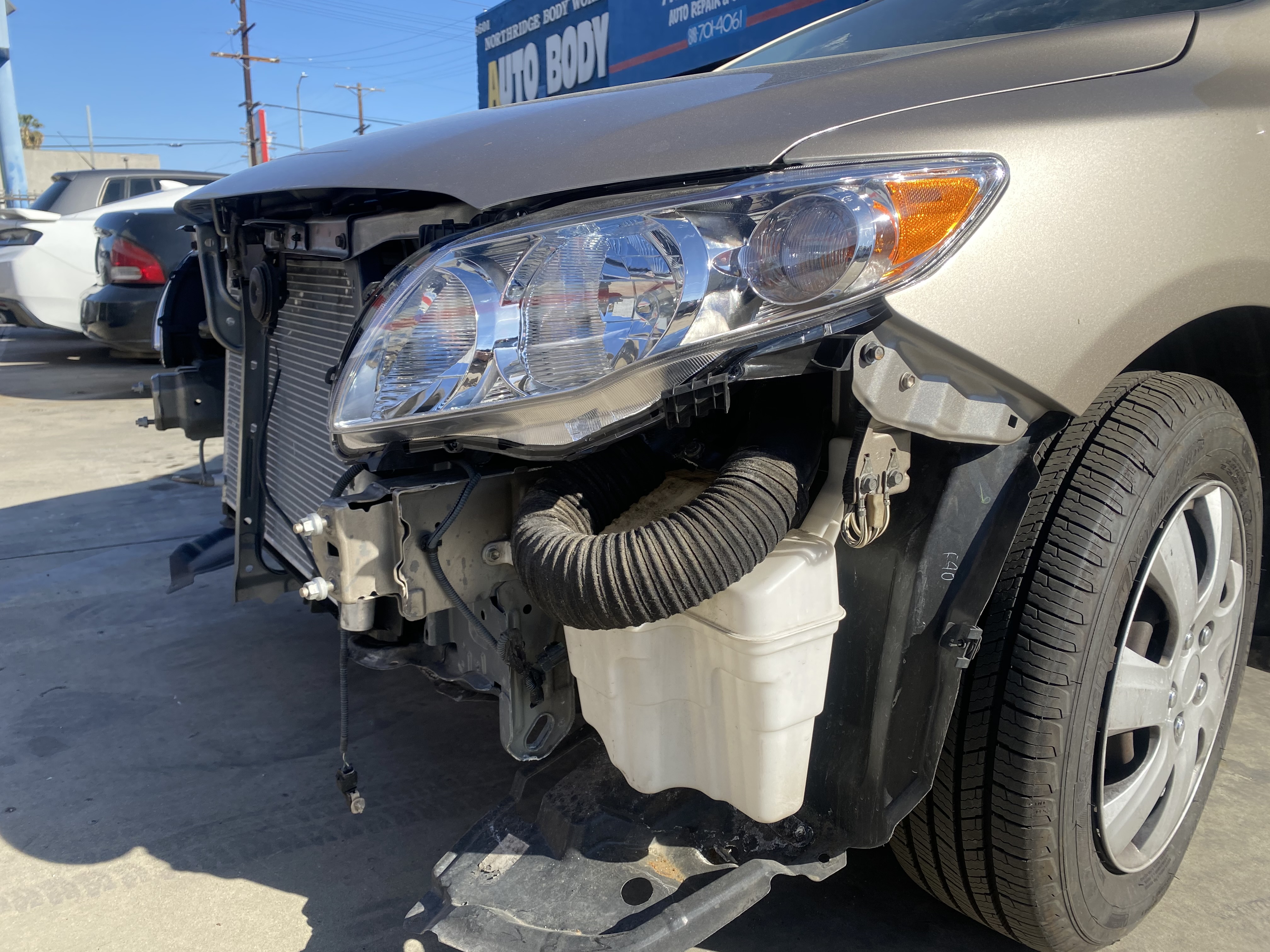 Bumper repair and paint